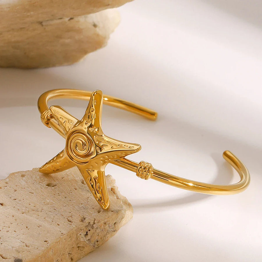 Stellar Starfish Cuff Bracelet