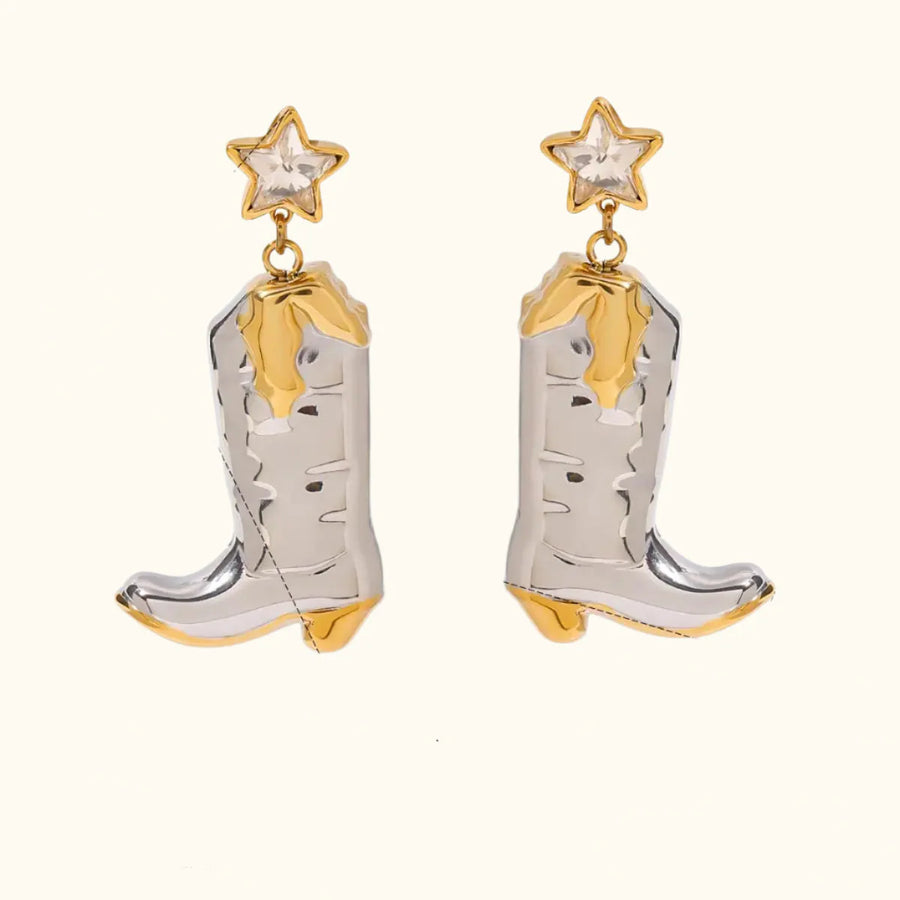 Celestial Cowboy Boot Earrings
