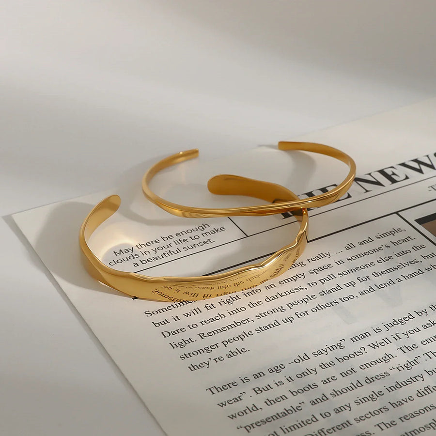 Elegantly Curved Cuff Bracelet