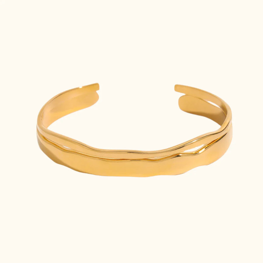 Elegantly Curved Cuff Bracelet