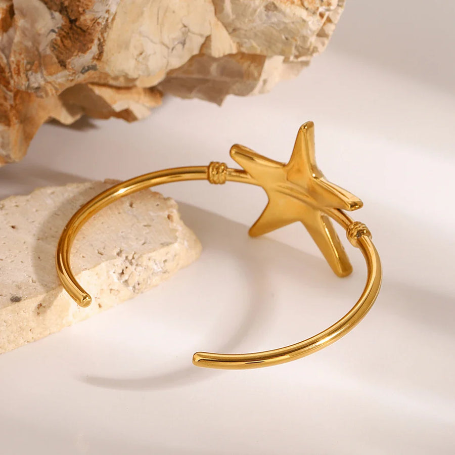 Stellar Starfish Cuff Bracelet