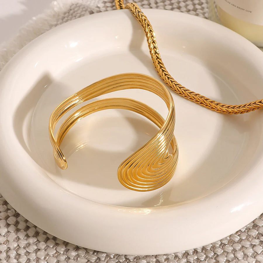 Cascading Elegance Wrap Bracelet