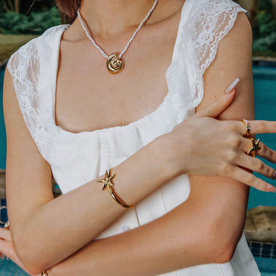 Stellar Starfish Cuff Bracelet